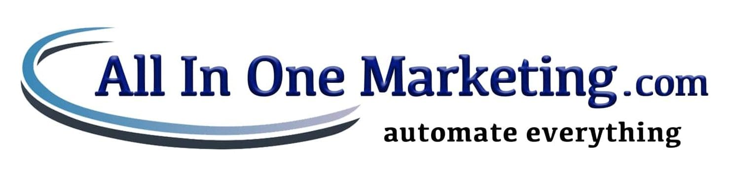 Logo of All In One Marketing, sponsor of the Small Business Expo supporting small business success.