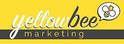 Yellow Bee Marketing Logo, sponsor of the Small Business Expo supporting small business success.