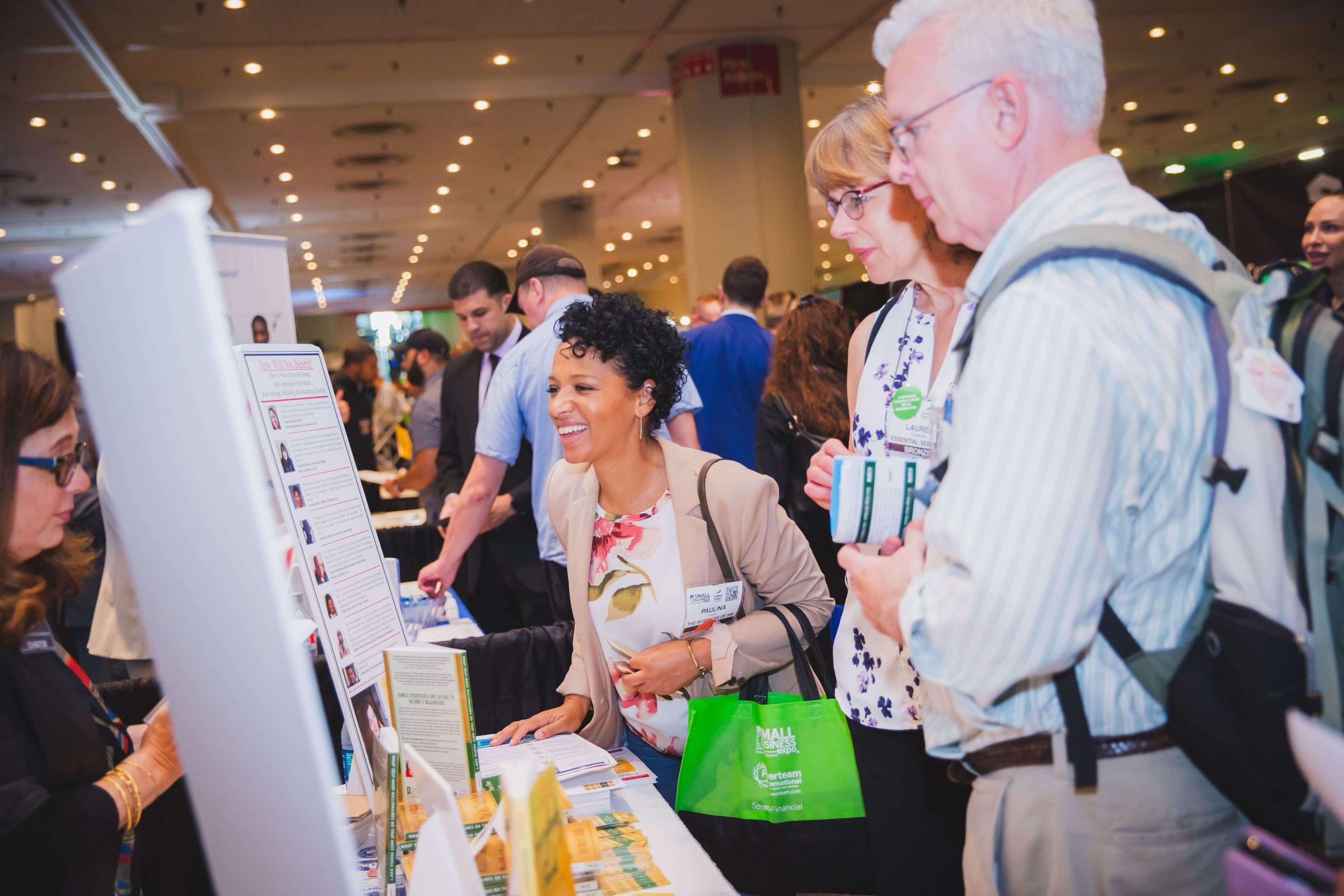 Visitors on Expo