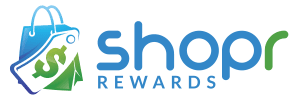 Shopr Rewards logo, sponsor of the Small Business Expo supporting small business success.