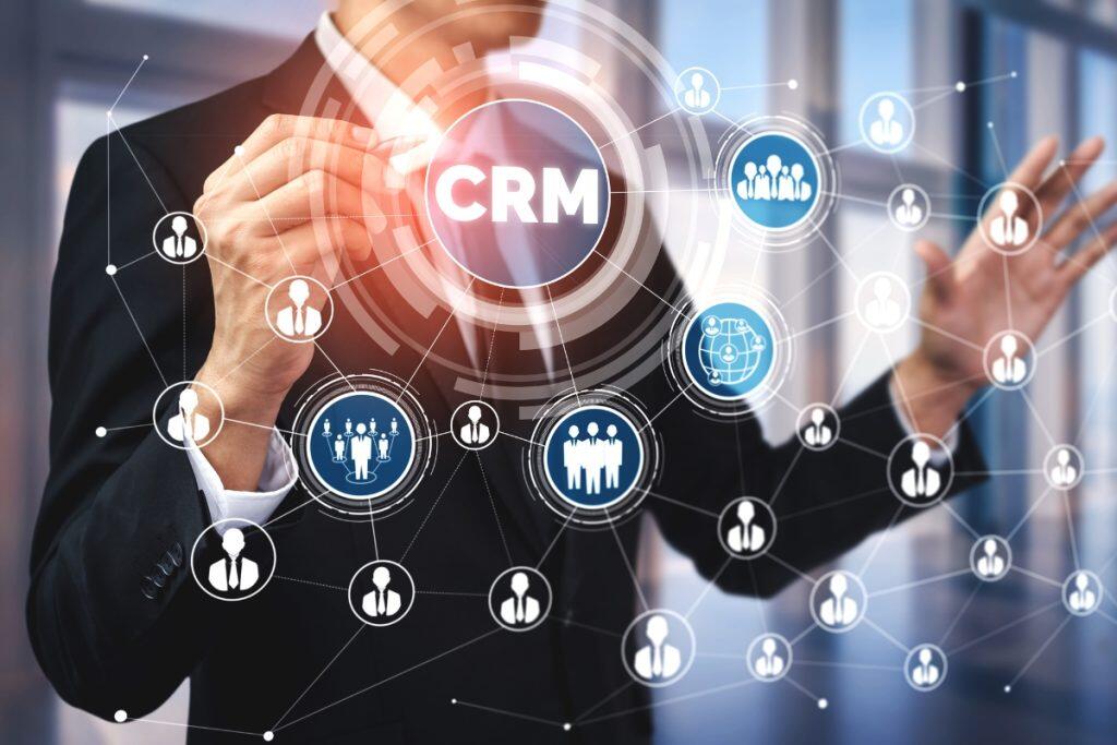 Segmented contact lists displayed for email marketing