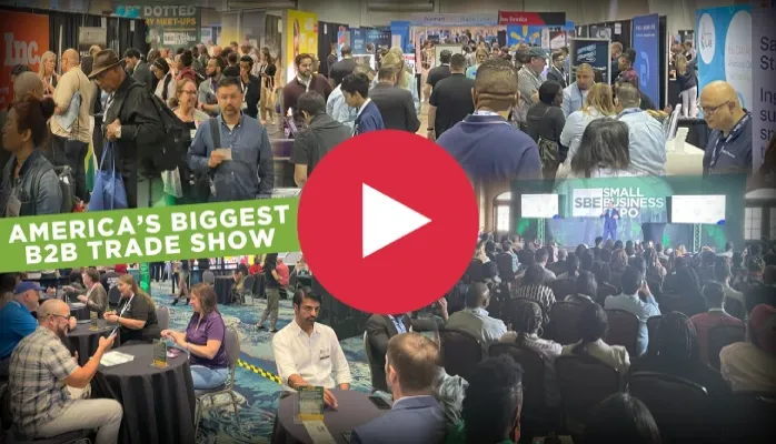 Small Business Expo YouTube video thumbnail: collage of event photos.